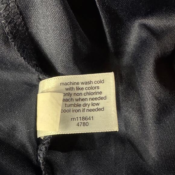 Lane Bryant SZ 18 Top Abstract Floral Lined V-Neck Ruffled Flutter Sleeves Multi - Picture 10 of 10